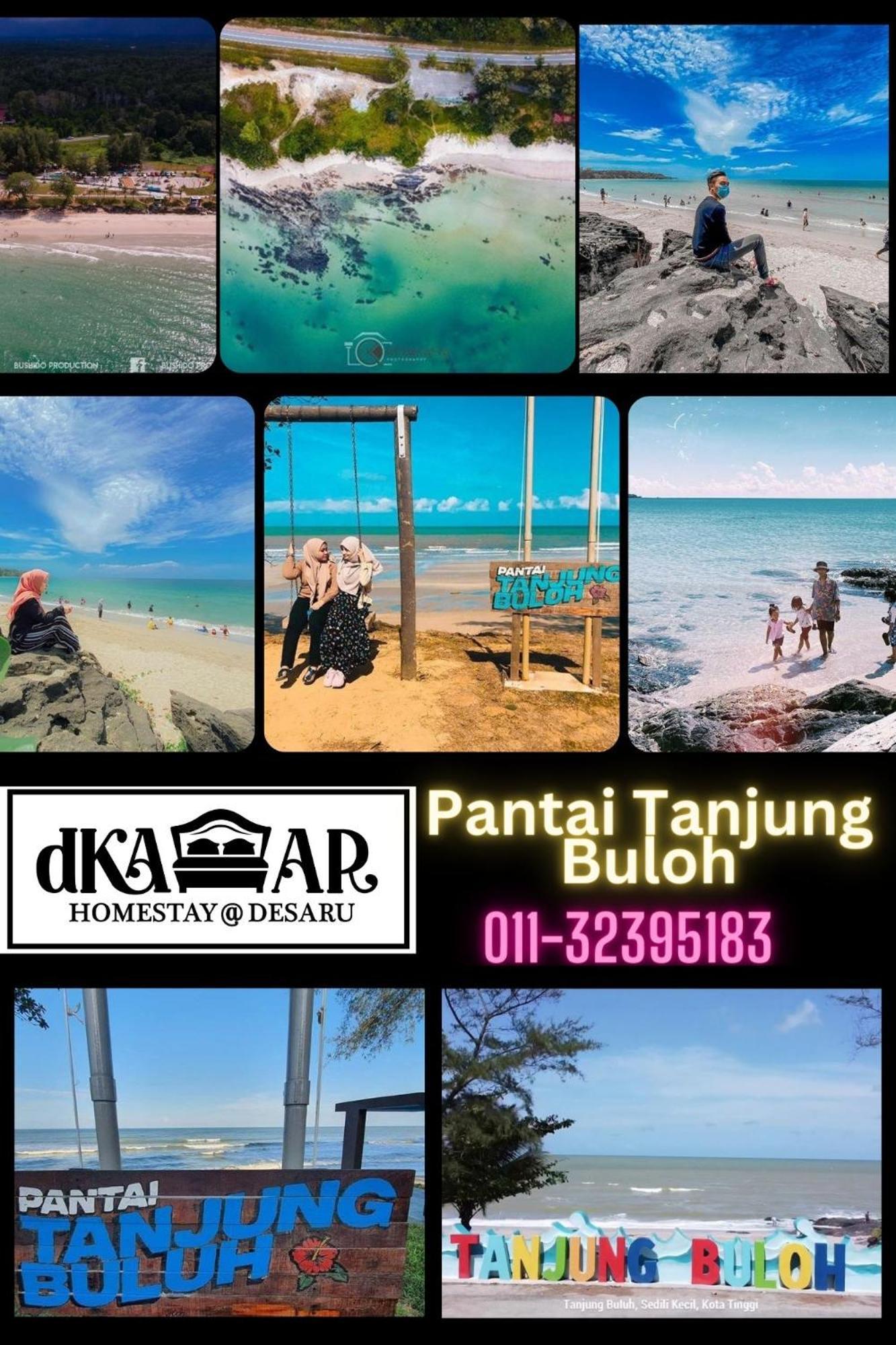 Dkamar Homestay At Desaru, Fully Aircond, Wifi, Coway, Street View 4 Min To Desaru Beach Kangkar Chemaran 外观 照片